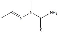 Acetaldehyde 2-methyl thiosemicarbazone Struktur