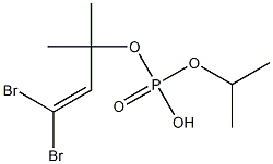 (2,2-Dibromovinyl)diisopropyl=phosphate Struktur