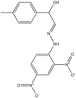 2-Hydroxy-2-(4-methylphenyl)acetaldehyde 2,4-dinitrophenyl hydrazone Struktur