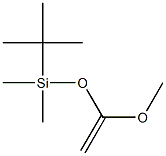 [(1-Methoxyethenyl)oxy]dimethyl tert-butylsilane Struktur