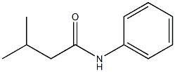 N-Phenyl-3-methylbutanamide Struktur