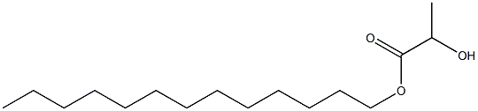 2-Hydroxypropionic acid tridecyl ester Struktur