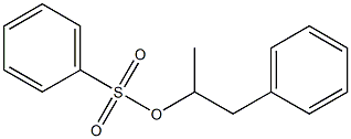 Benzenesulfonic acid 1-methyl-2-(phenyl)ethyl ester Struktur