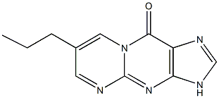 7-Propylpyrimido[1,2-a]purin-10(3H)-one Struktur