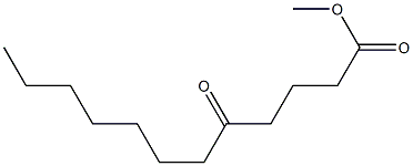 5-Oxolauric acid methyl ester Struktur