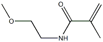 N-(2-Methoxyethyl)methacrylamide Struktur