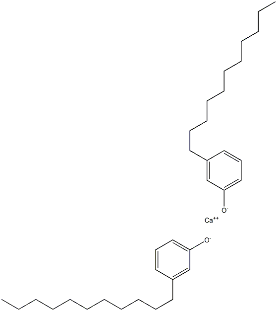 Calcium bis(3-undecylphenolate) Struktur