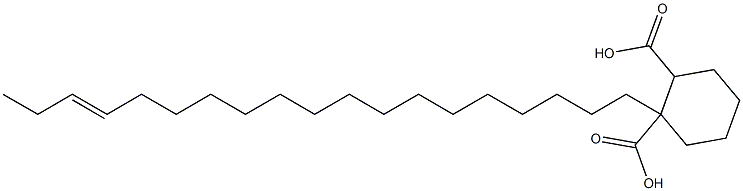 Cyclohexane-1,2-dicarboxylic acid hydrogen 1-(16-nonadecenyl) ester Struktur