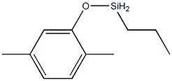 (2,5-Dimethylphenoxy)propylsilane Struktur