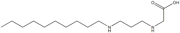 N-[3-(Decylamino)propyl]aminoacetic acid Struktur