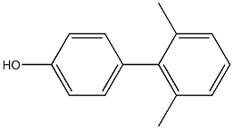 4-(2,6-Dimethylphenyl)phenol Struktur