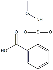 2-Methoxysulfamoylbenzoic acid Struktur