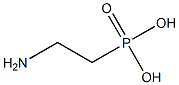 Aminoethane phosphonic acid Struktur