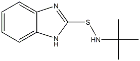 2-(N-tert-Butylaminothio)-1H-benzimidazole Struktur