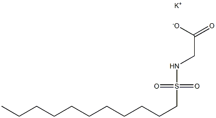 N-Undecylsulfonylglycine potassium salt Struktur