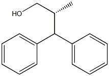 [R,(-)]-2-Methyl-3,3-diphenyl-1-propanol Struktur