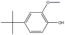 6-Methoxy-4-tert-butylphenol Struktur