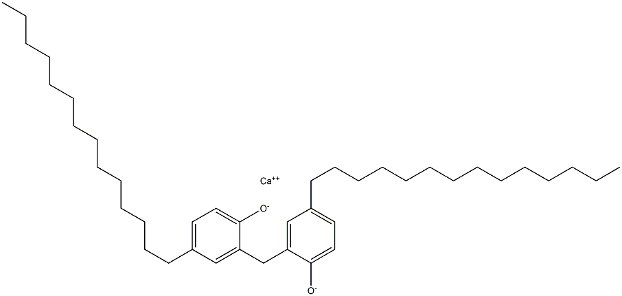 Calcium 2,2'-methylenebis(4-tetradecylphenoxide) Struktur