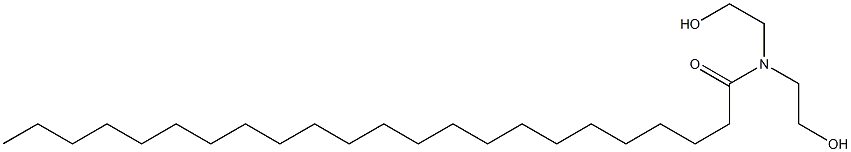 N,N-Bis(2-hydroxyethyl)tricosanamide Struktur