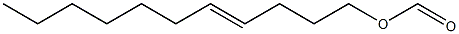 Formic acid 4-undecenyl ester Struktur