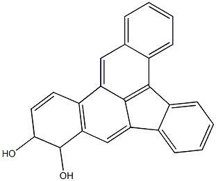 10,11-Dihydrodibenz[a,e]aceanthrylene-10,11-diol Struktur