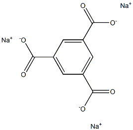 Benzene-1,3,5-tricarboxylic acid trisodium salt Struktur