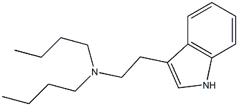 N,N-Dibutyl-1H-indole-3-ethaneamine Struktur