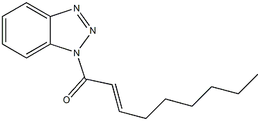 1-(2-Nonenoyl)-1H-benzotriazole Struktur