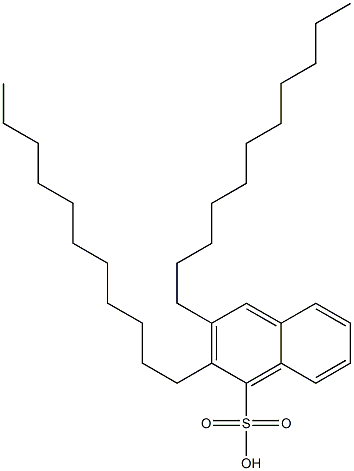 2,3-Diundecyl-1-naphthalenesulfonic acid Struktur