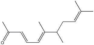 6,7,10-Trimethyl-3,5,9-undecatrien-2-one Struktur