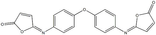 Bis[4-(2-oxofuran-5(2H)-ylidene)aminophenyl] ether Struktur