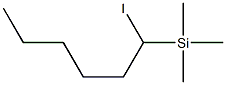 1-Iodo-1-(trimethylsilyl)hexane Struktur