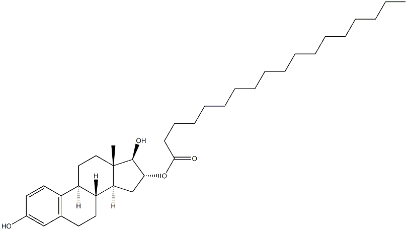 Estriol-16-stearate Struktur