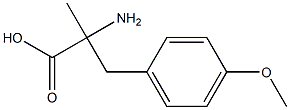 2-Amino-2-(4-methoxybenzyl)propanoic acid Struktur