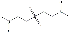 Bis[2-(methylsulfinyl)ethyl] sulfone Struktur