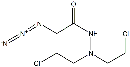 N',N'-Bis(2-chloroethyl)azidoacetohydrazide Struktur