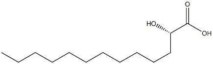 (2S)-2-Hydroxytridecanoic acid Struktur