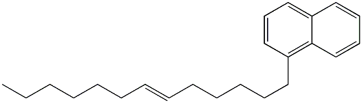 1-(6-Tridecenyl)naphthalene Struktur