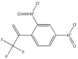 2-(2,4-Dinitrophenyl)-3,3,3-trifluoro-1-propene Struktur