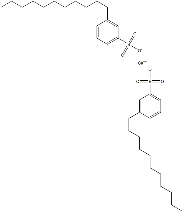 Bis(3-undecylbenzenesulfonic acid)calcium salt Struktur