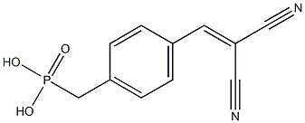 [4-(2,2-Dicyanoethenyl)phenyl]methylphosphonic acid Struktur