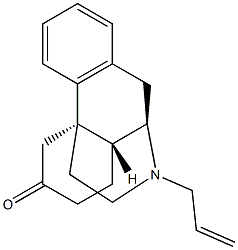 17-(2-Propenyl)morphinan-6-one Struktur