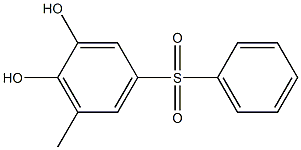 3-Methyl-5-(phenylsulfonyl)catechol Struktur