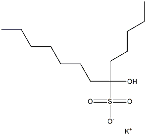 6-Hydroxytridecane-6-sulfonic acid potassium salt Struktur