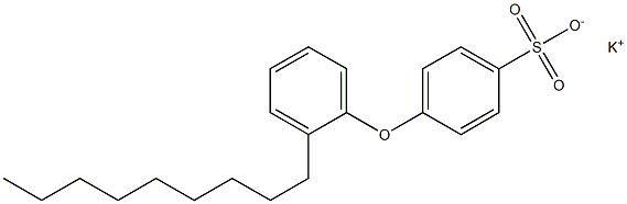 4-(2-Nonylphenoxy)benzenesulfonic acid potassium salt Struktur