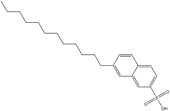 7-Dodecyl-2-naphthalenesulfonic acid Struktur