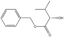 [S,(-)]-2-Hydroxy-3-methylbutyric acid benzyl ester Struktur