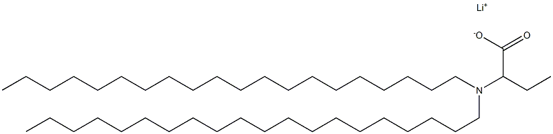 2-(Diicosylamino)butyric acid lithium salt Struktur