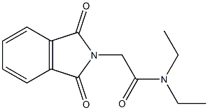 N,N-Diethyl-1,3-dioxo-2-isoindolineacetamide Struktur