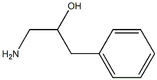 3-Phenyl-2-hydroxy-1-propanamine Struktur